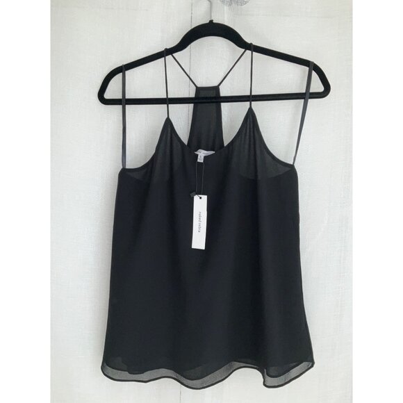 Naked Zebra Black Camisole Blouse NEW size SMALL - Picture 1 of 3